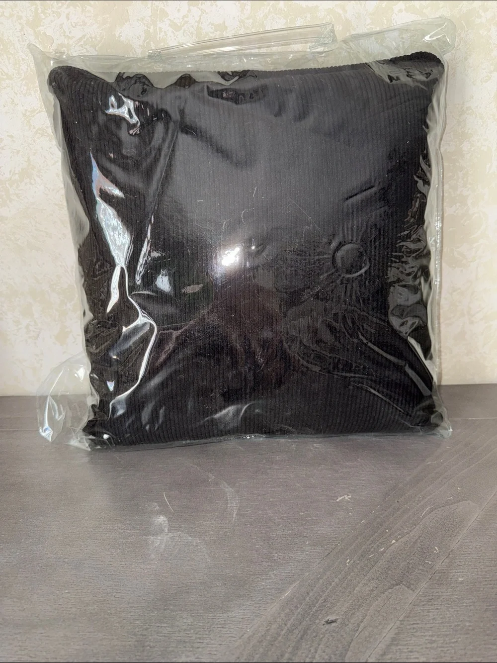 Pressure-Activated Black Massage Pillow